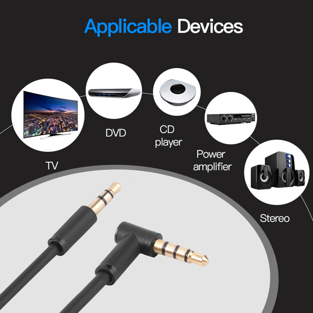 thumbnail image 4 of L Jack Audio Cable 3.5 Mm Con Micrófono en Línea Gato Oro, 4 of 9